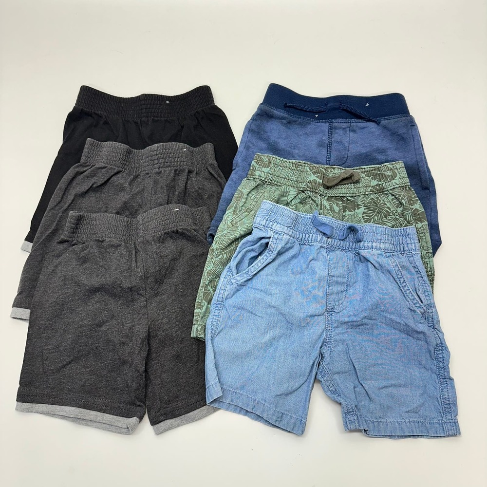 Garanimals Elastic Waist Shorts Lot of 6 Boy's 3T